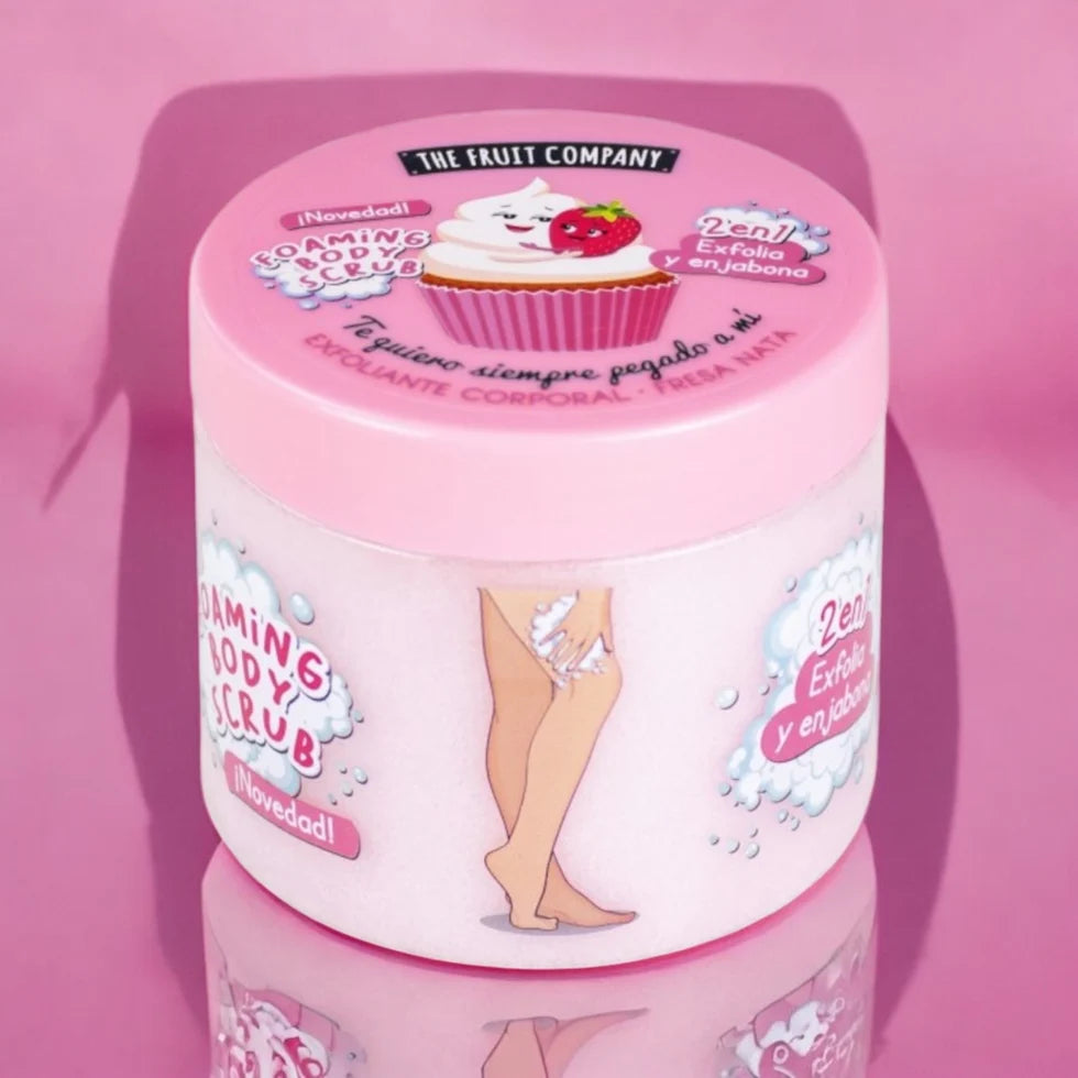 Body scrub + Savon 2 en 1 Fraise chantilly - The fruit company