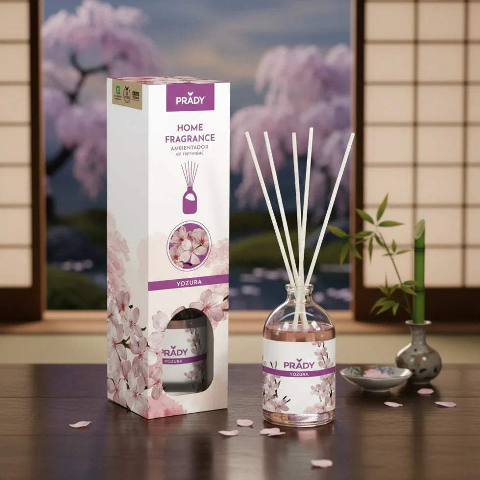 Mikado Diffuseur de Parfum Fleur de Yozura 100ML - Prady