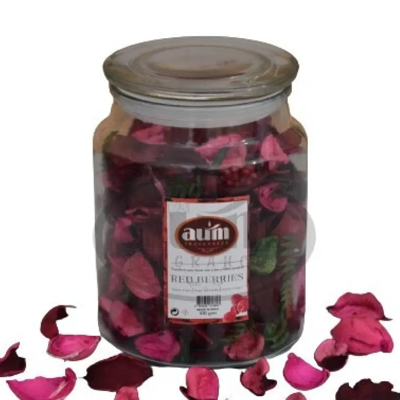 Bouteille en verre Potpourri 100G Fruits rouges