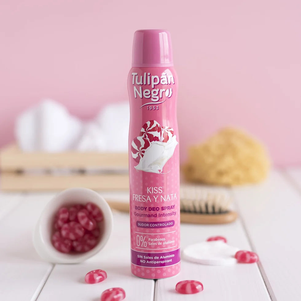 Déodorant Spray Fraise Chantilly 200ml - Tulipan Negro