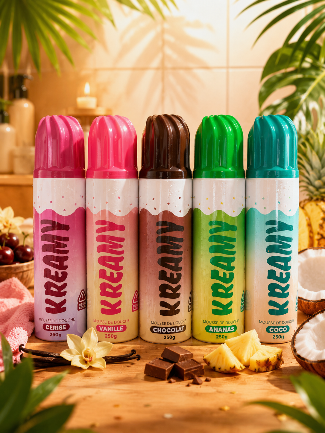 MOUSSE DE DOUCHE KREAMY