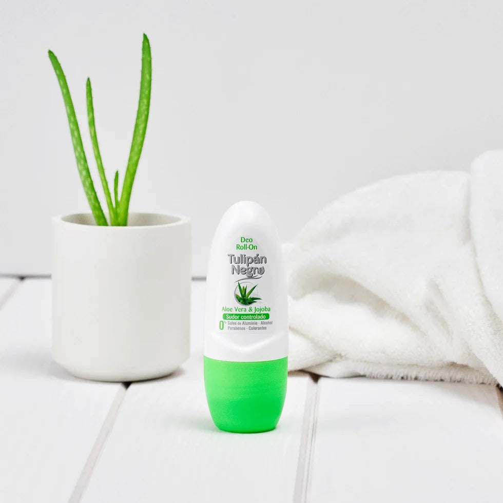 Déodorant Roll On Aloe Vera & Jojoba - Tulipan Negro