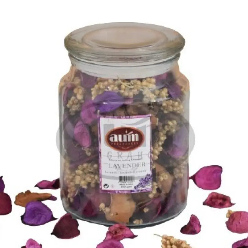 Pot-pourri lavande 100 g en pot en verre