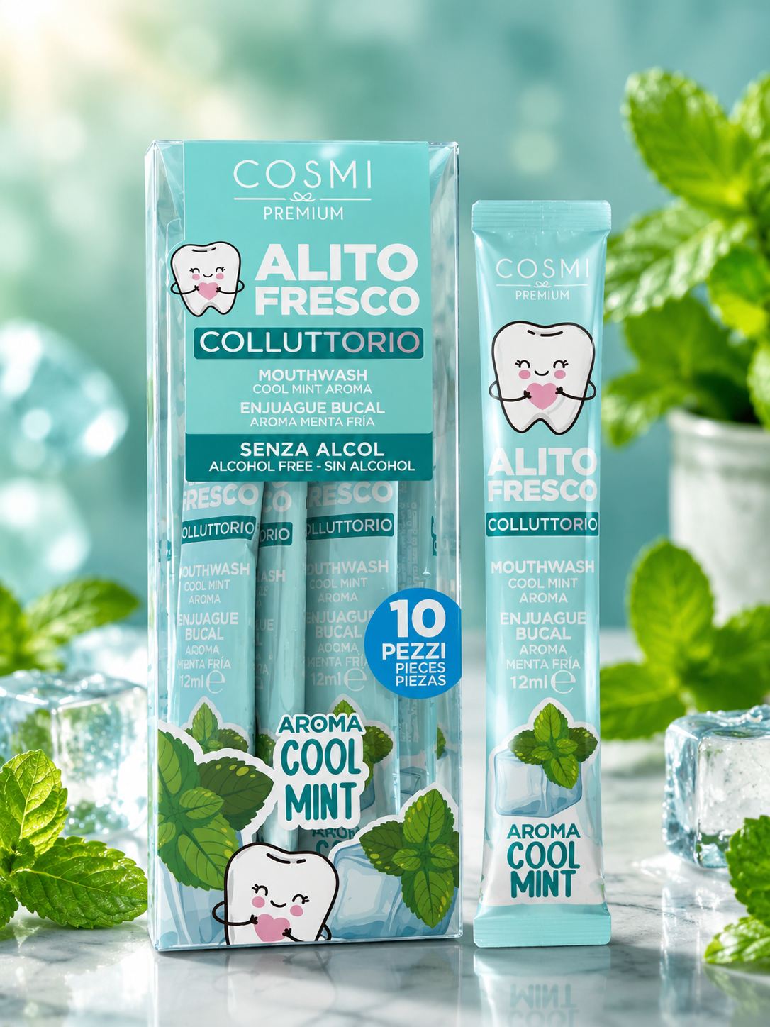 COSMI Premium Alito Fresco Collutorio Cool Mint