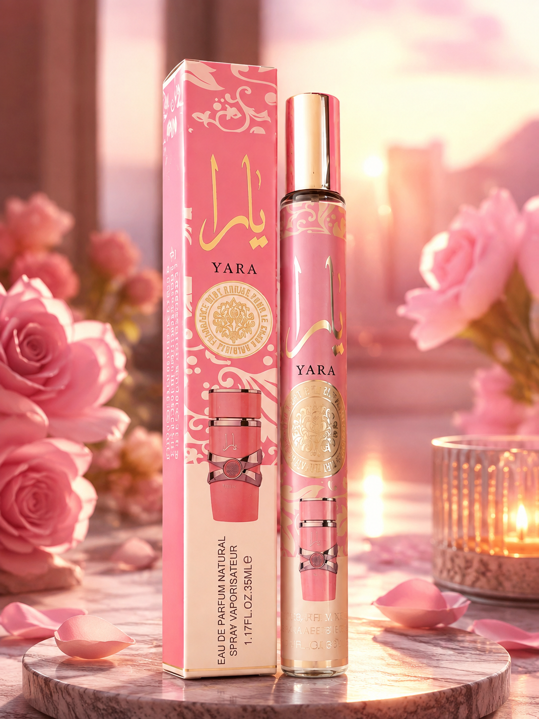 ✨ Parfum de poche Yara Rose – 35 ml ✨