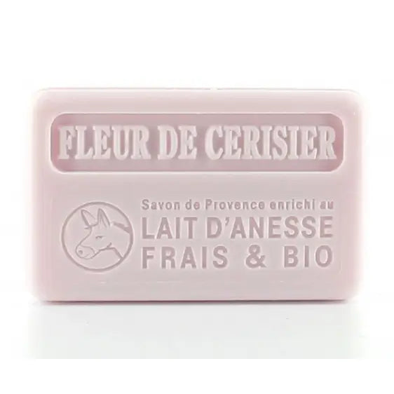 Savon au Lait d’Ânesse Bio – Fleur de Cerisier 100 gr