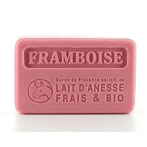 Savon au lait d’ânesse et framboise 100gr
