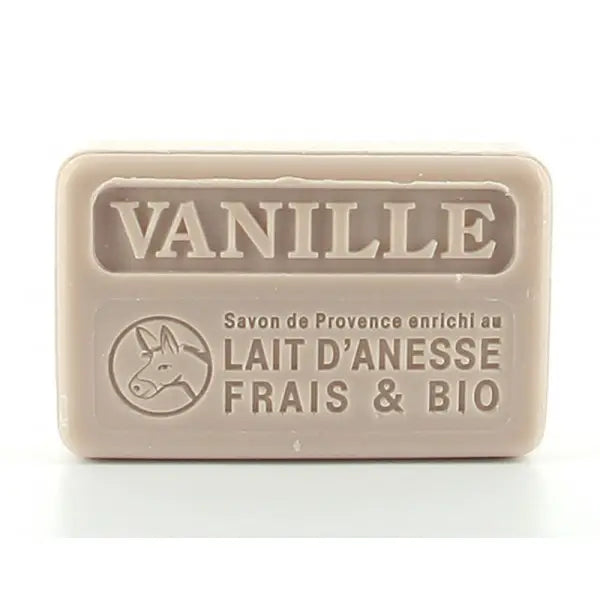 Savon au lait d’ânesse frais & bio – Vanille 100 gr