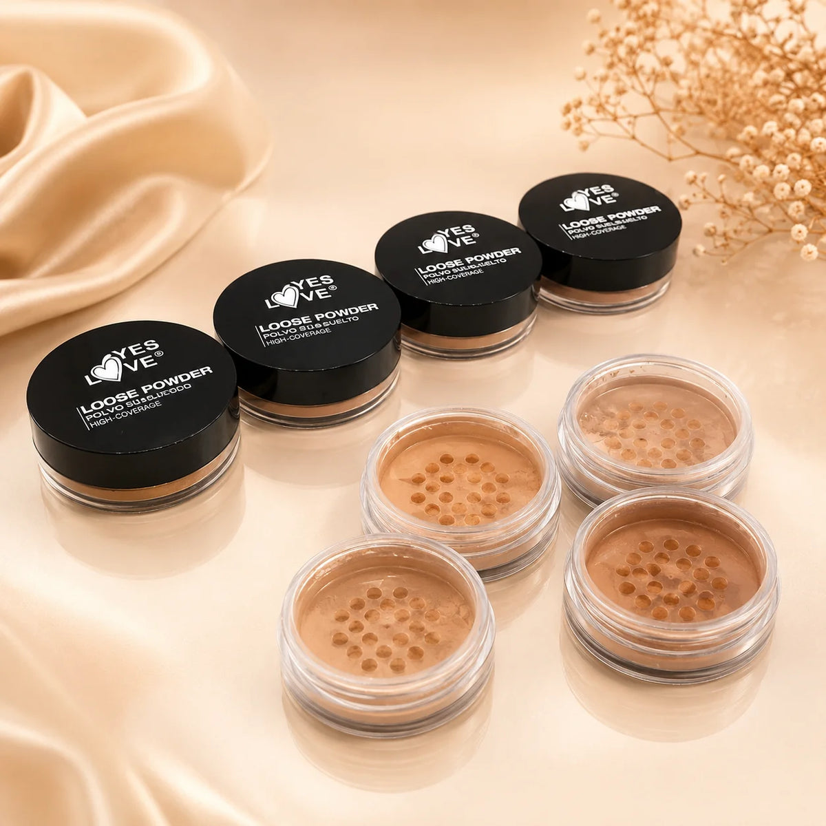 Poudre Libre Fixante High-Definition 4 Couleurs - Yes Love