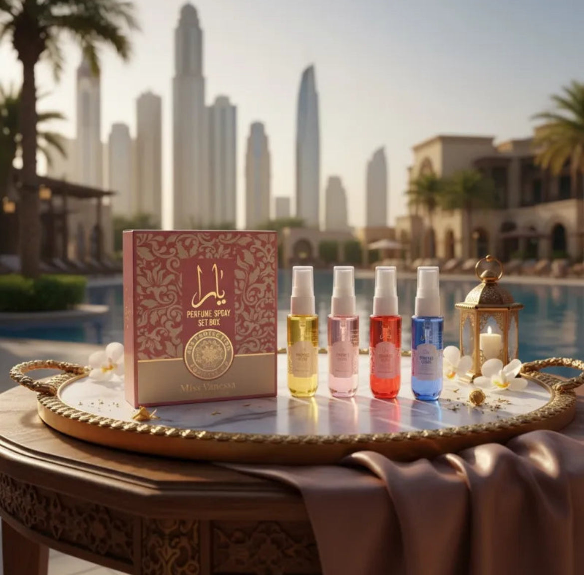 Coffret 4 brumes Dubaï 40 ml