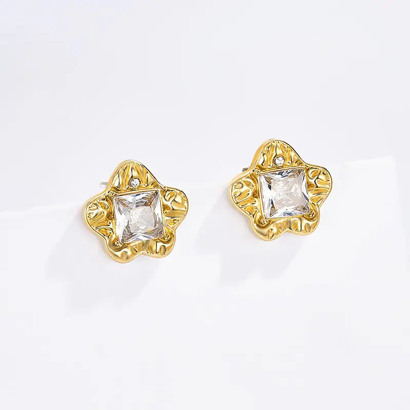 Boucle d’oreille en acier inoxydable