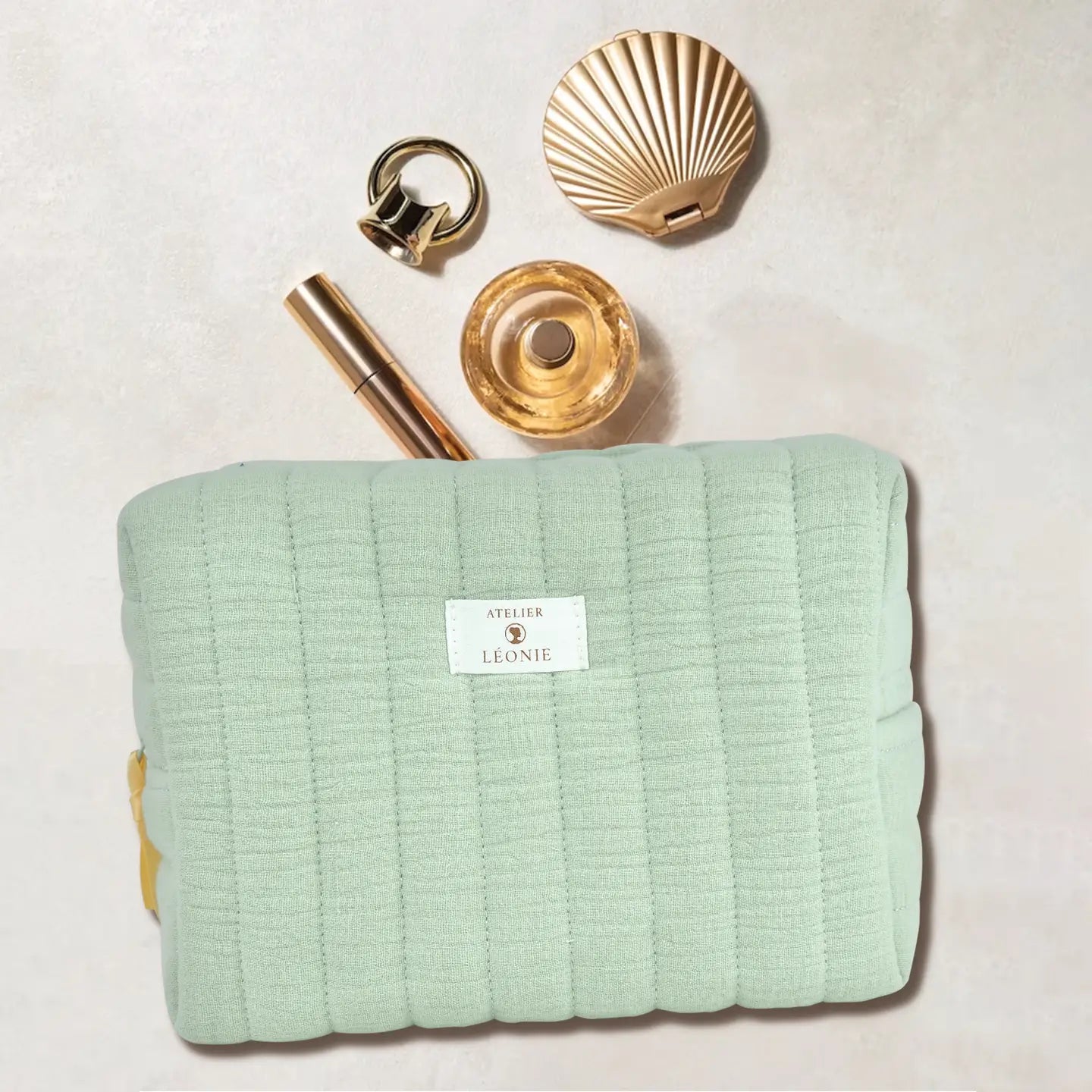Trousse de toilette Femme - Gaze de coton - VertMoi