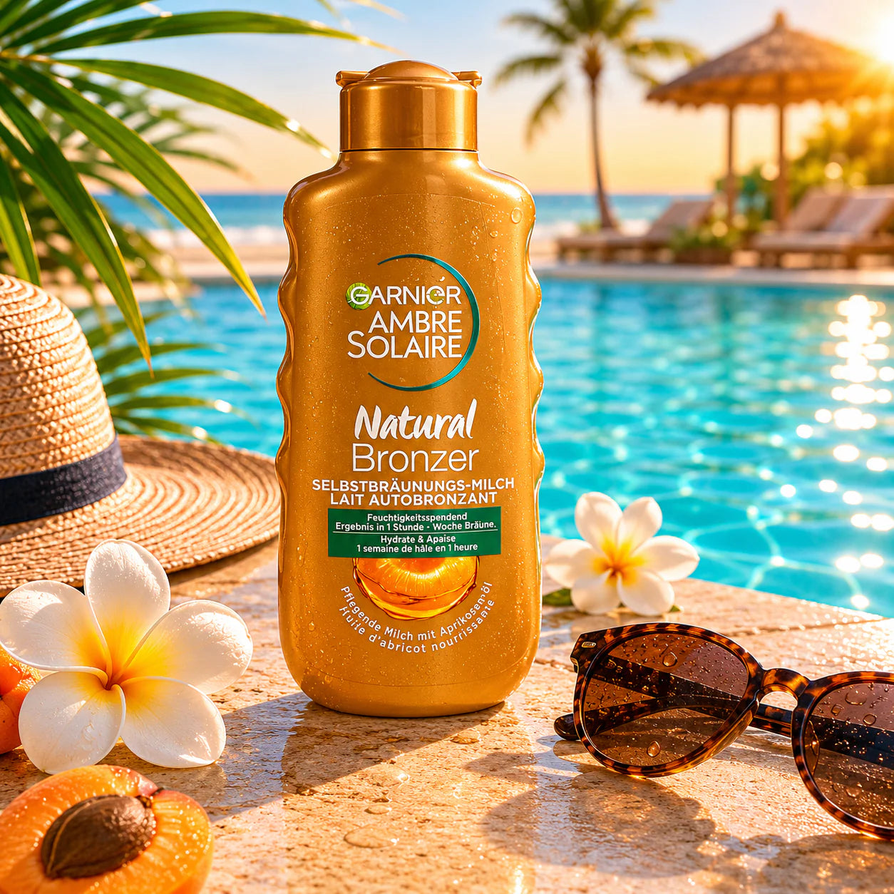 Lait Natural Bronzer Ambre Solaire 200ml - Garnier