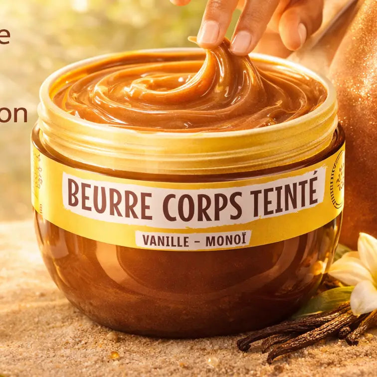 Beurre Corps Teinté Vanille – Monoï (250 ml)