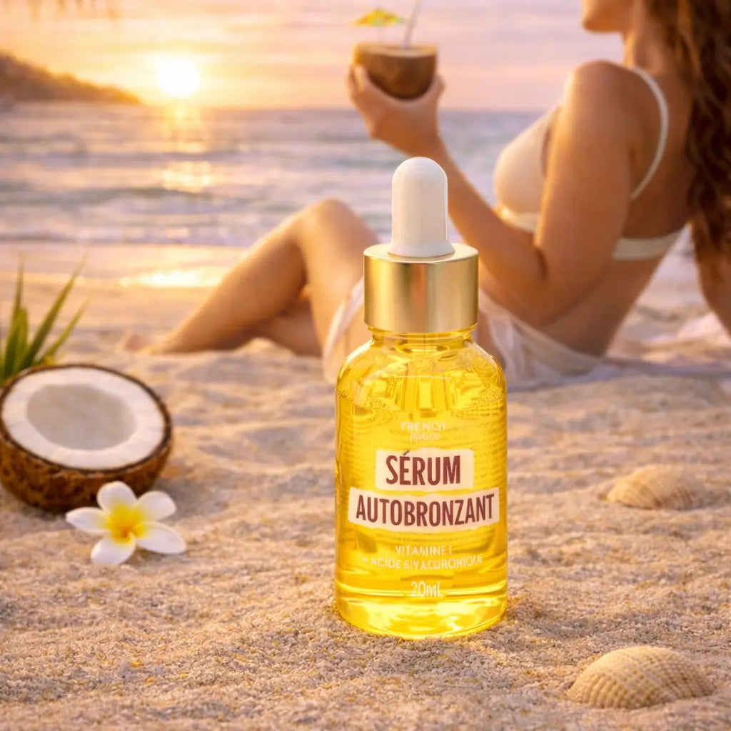 Sérum Autobronzant Vitamine E + Acide Hyaluronique (20 ml)