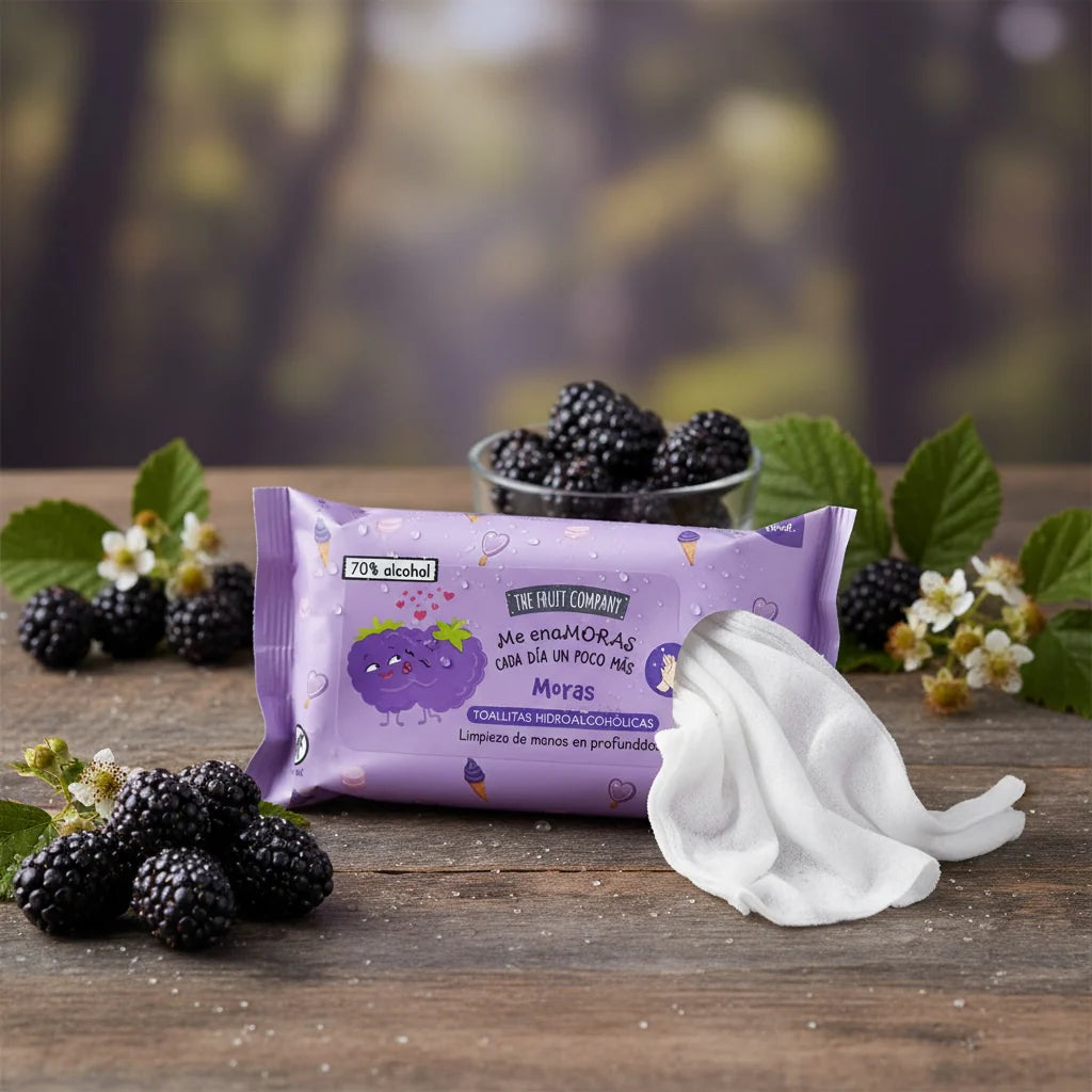 Lingettes Multi-Usage Parfum Mûre - The fruit company
