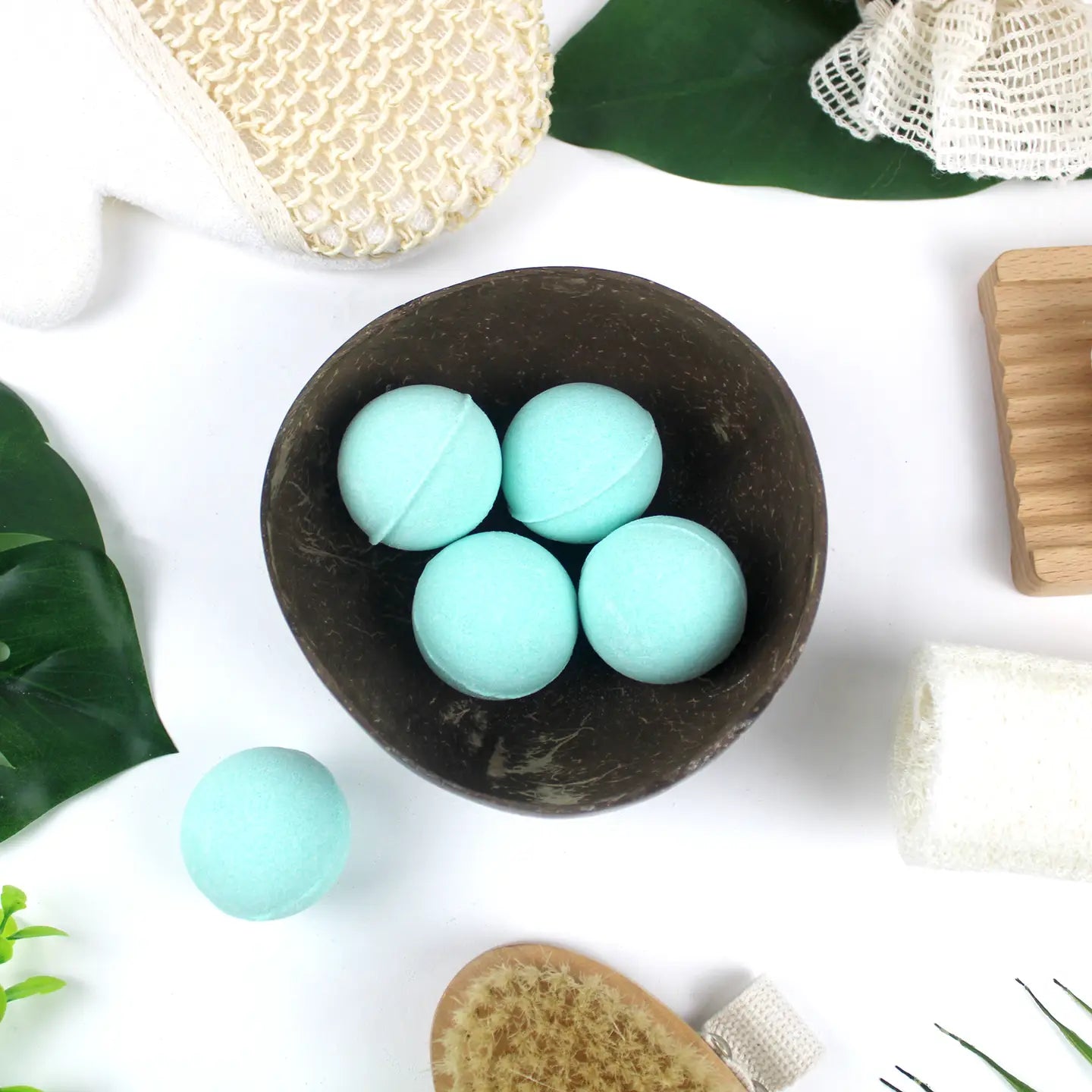 Sachet bombes de bain 40 grs x 5 - Senteur Monoï