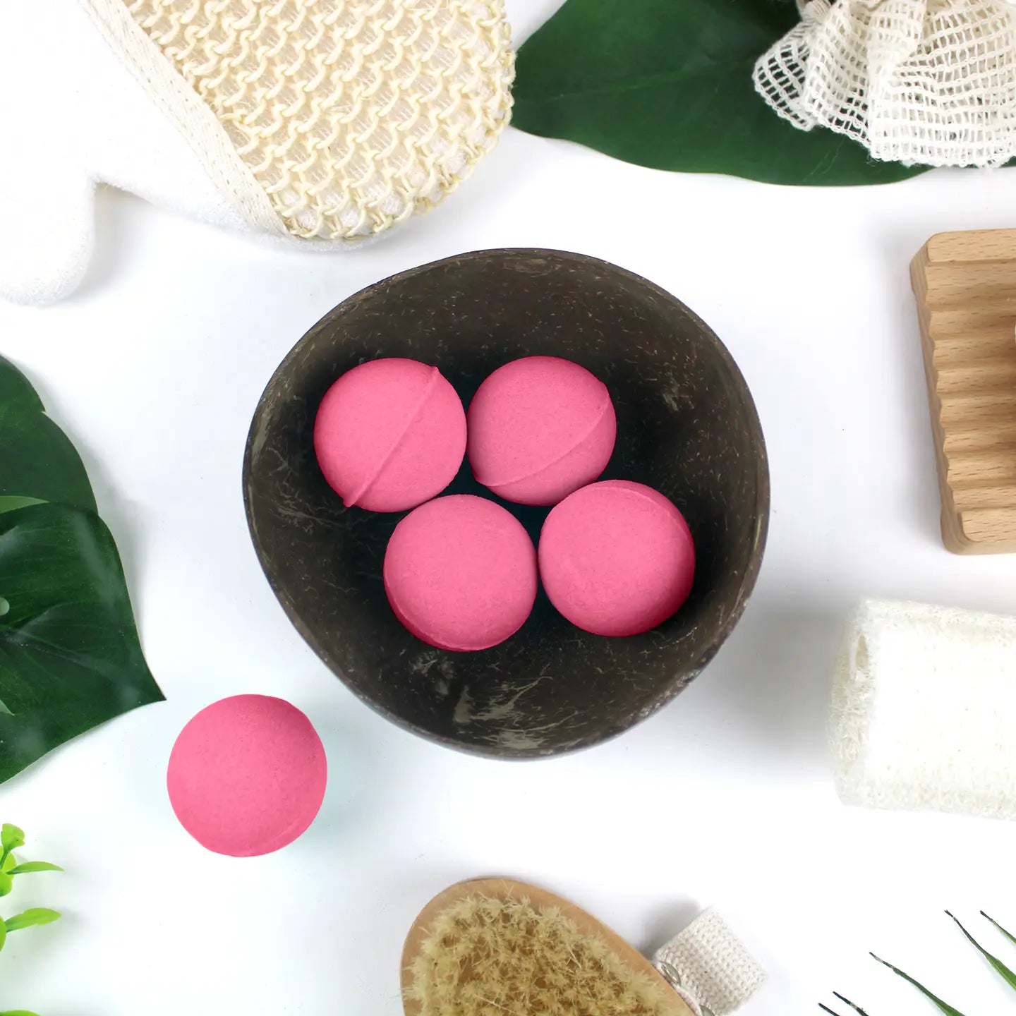 Sachet bombes de bain 40 grs x 5 - Senteur Fleur de cerisier