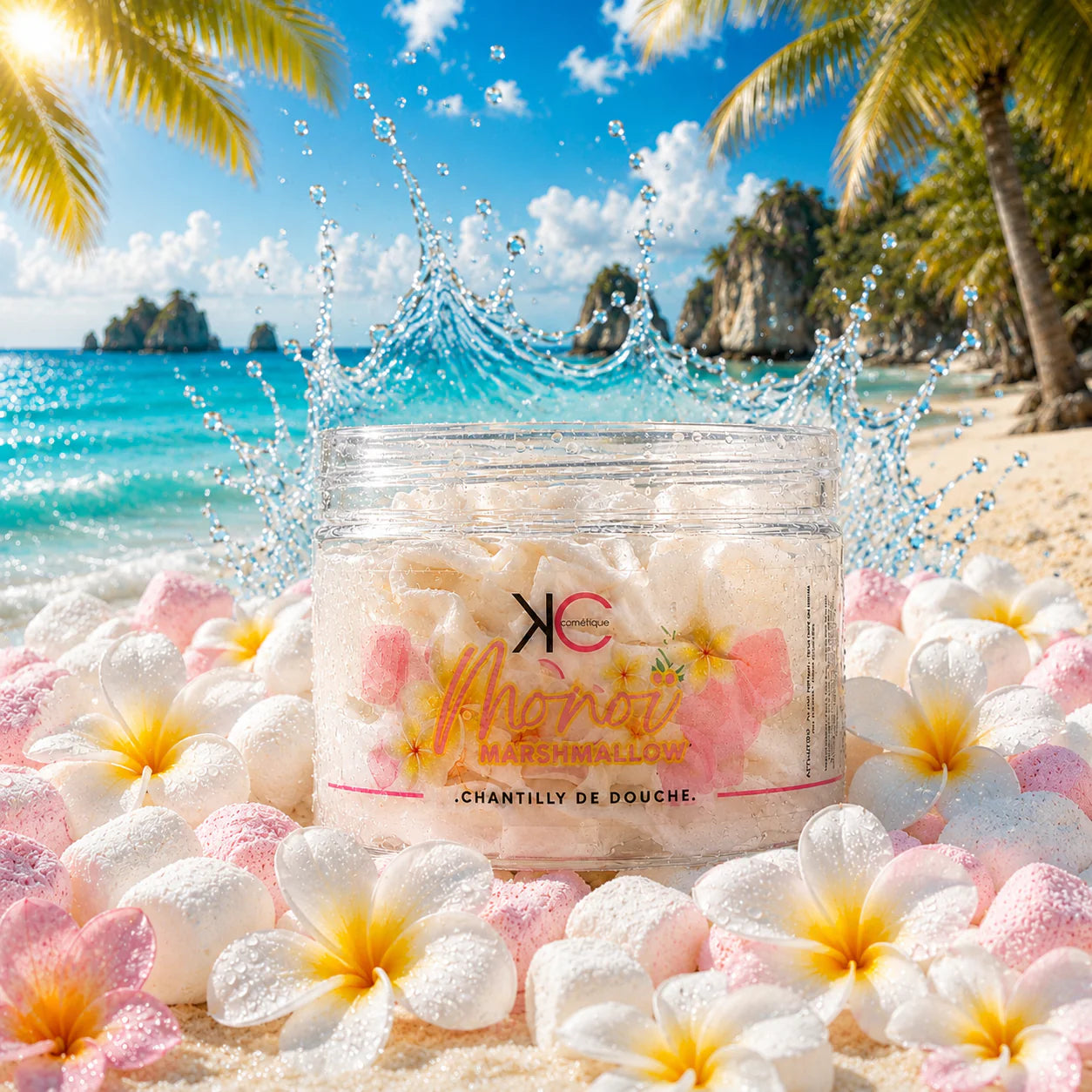 Chantilly de Douche Monoï Marshmallow 100g - Kcosmétique