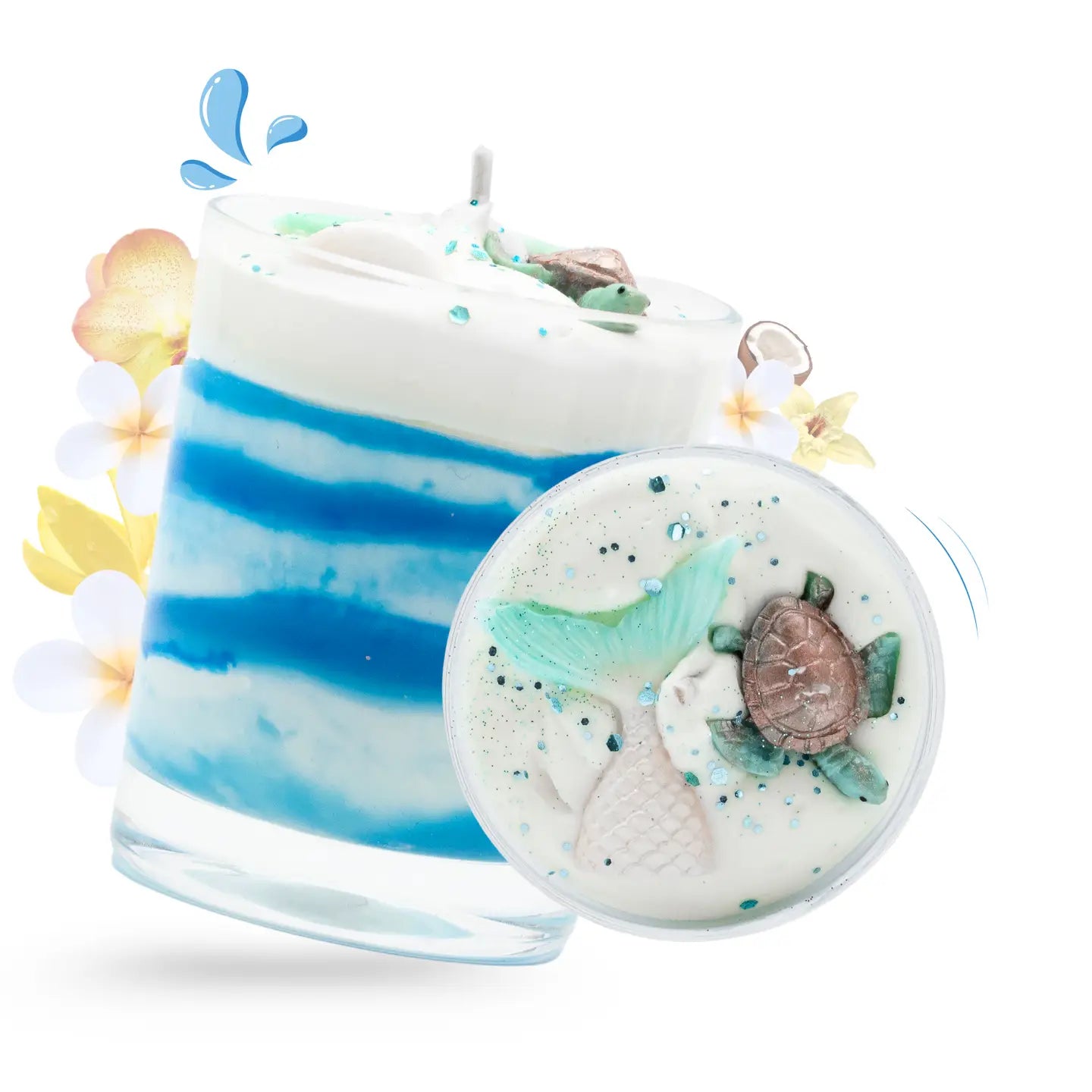 Bougie gourmande monoï