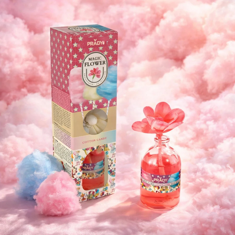 Fleur Mikado Diffuseur de Parfum Barbe à Papa 100ml - Prady