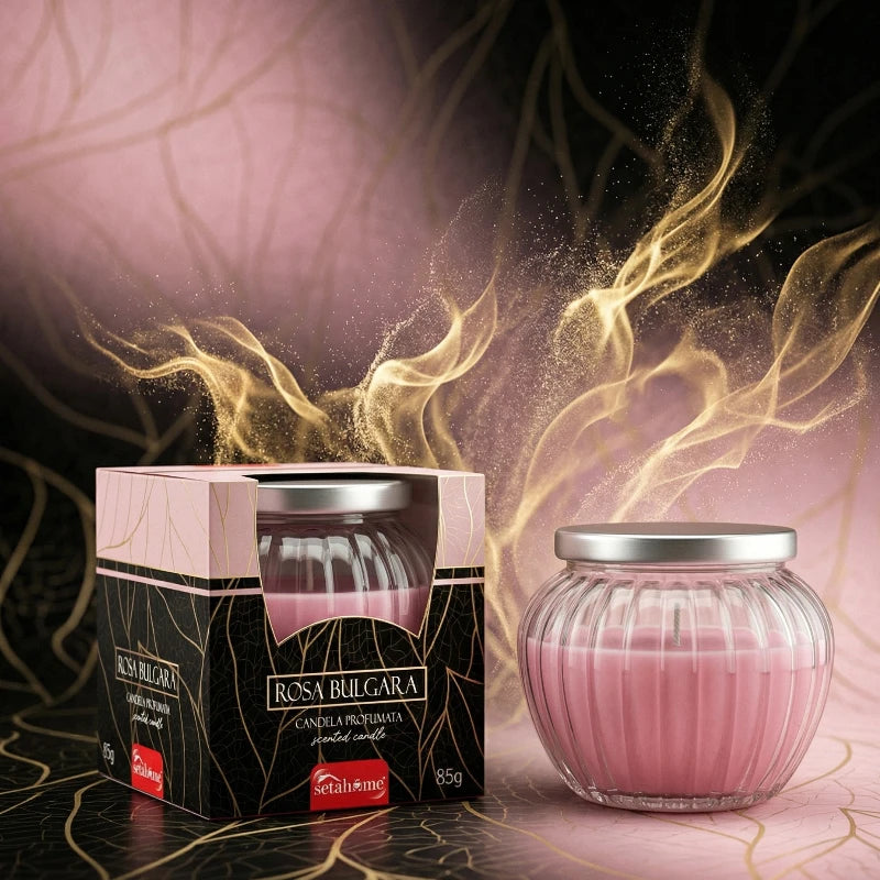 Bougie parfumée Rose de Bulgarie 85 gr