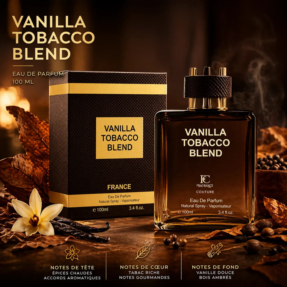 Eau de Parfum Vanilla Tobacco Blend 100 ML- Fragrance Couture