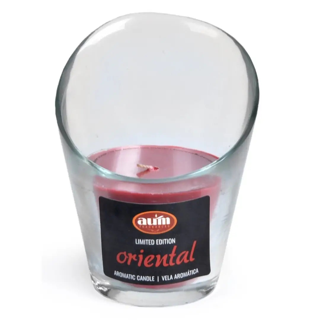 Bougie en verre Aum Oriental en édition limitée