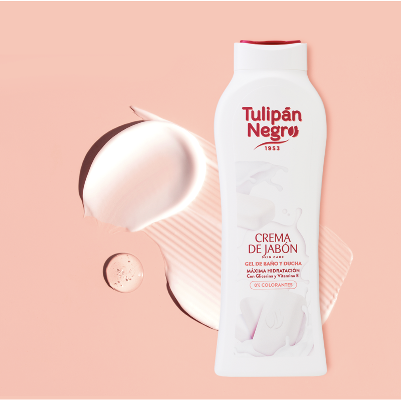 Gel douche TULIPAN NEGRO crème de savon 650 ml