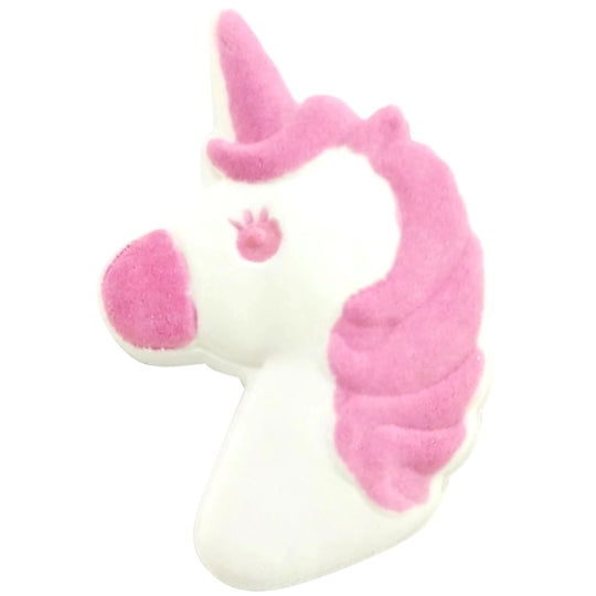 Bombe de bain Licorne 150 gr effet arc en ciel - senteur fraise