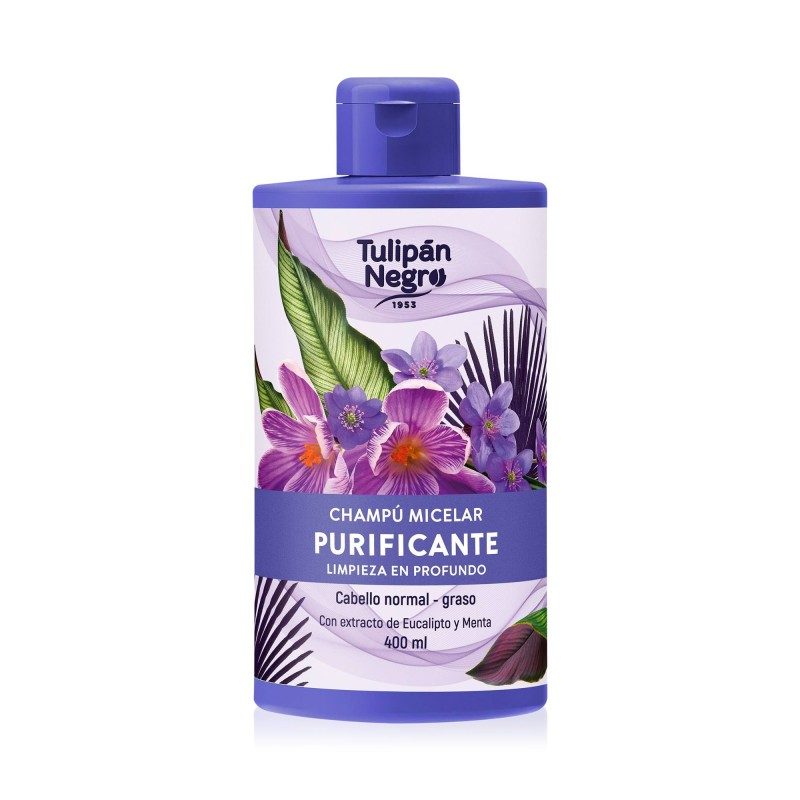 Shampoing micellaire TULIPAN NEGRO purifiant 400 ml